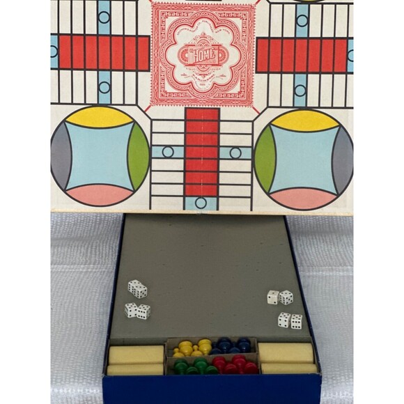 Vintage Parcheesi 1959 Gold Seal Edition Board Game Complete Set Collectible - Picture 5 of 9